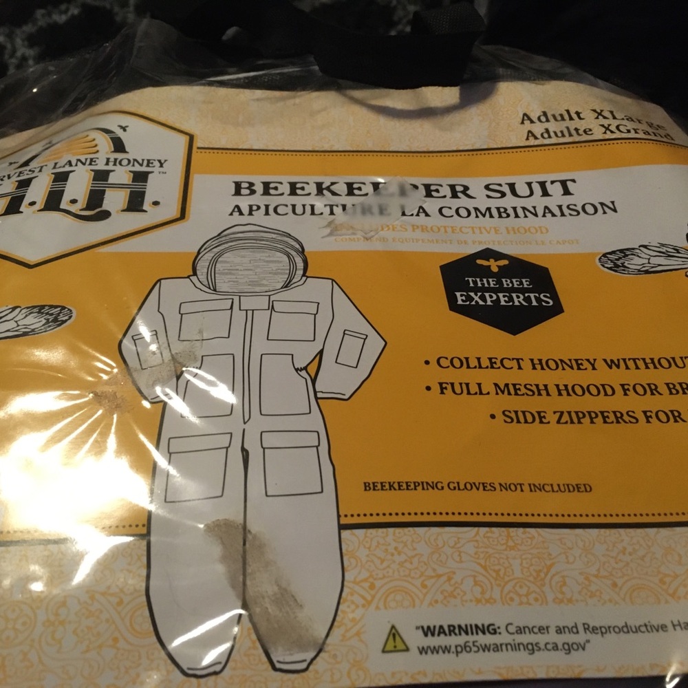 Harvest  Lane Honey Beekeeper Suit in white new
